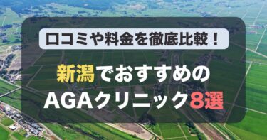 新潟のAGA治療が人気のおすすめAGAクリニック8選！薄毛治療の料金や口コミを徹底比較
